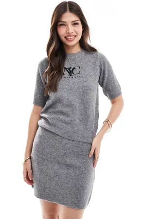 New Look Co-ord NYC knitted tee in