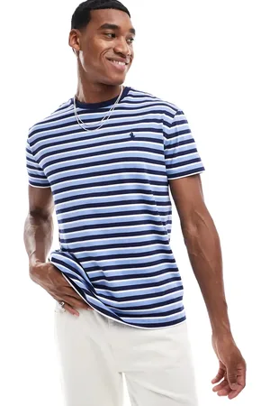 Ralph Lauren Icon logo stripe t-shirt in mid