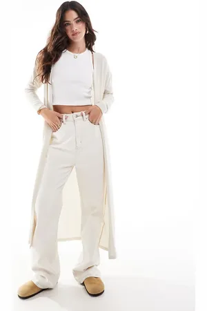 VERO MODA Soft throw on longline cardigan in cream