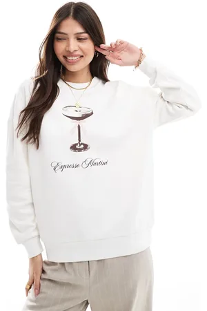 Miss Selfridge Espresso martini oversized sweatshirt