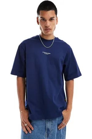 G-Star Oversized t-shirt in dark with centre chest logo print