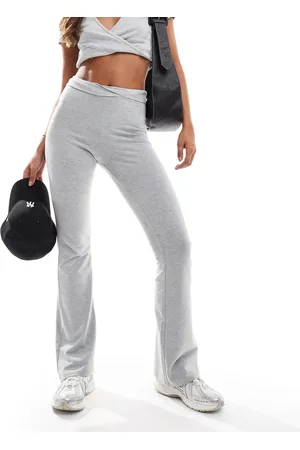 Miss Selfridge V front flare legging in marl