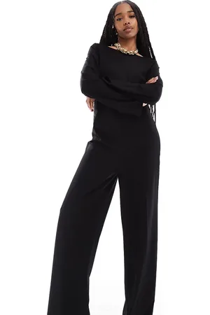 ONLY Scoop back loose fit jumpsuit in
