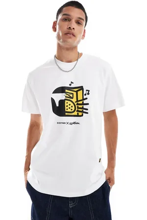G-Star Boombox oversized t-shirt in with chest print
