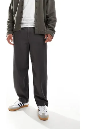 SELECTED Wide fit pleated trouser in