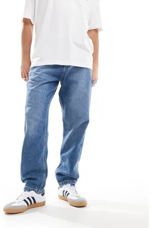 Lee Carpenter relaxed fit jeans in mid wash