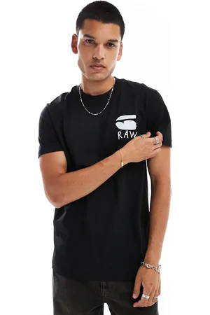 G-Star T-shirt in with burger chest and back print