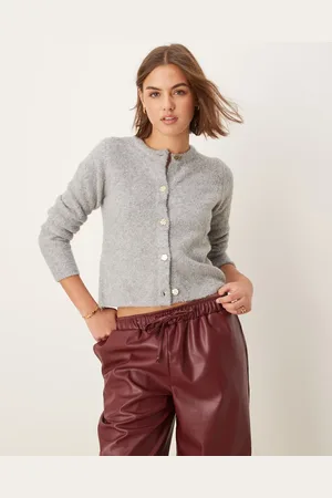 New Look Embellished button cardigan in