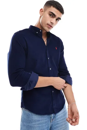 Ralph Lauren Icon logo slim fit cord shirt in