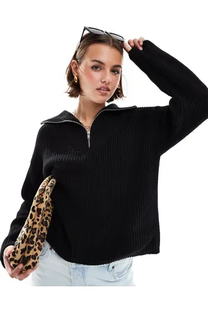 SELECTED Femme half zip jumper in
