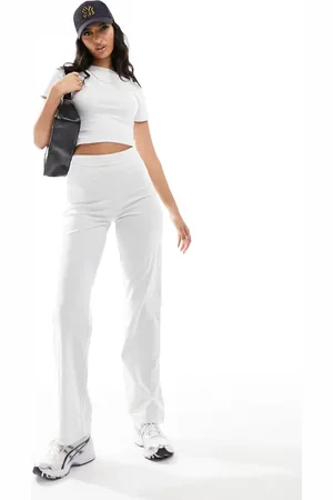 Kaiia Fold waist yoga pants co-ord in marl
