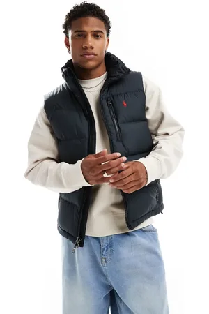 Ralph Lauren Icon logo down puffer gilet in