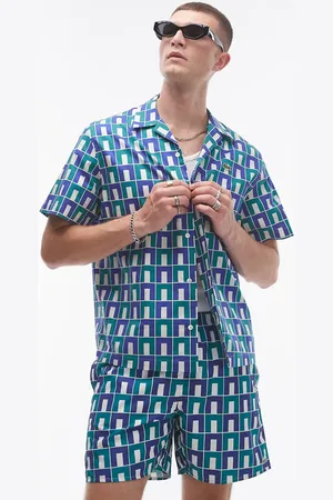 Lacoste Print shirt in green