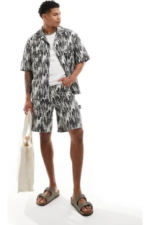 Sixth June Co-ord abstract print shorts in