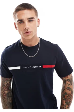 Tommy Hilfiger Linear flag t-shirt in