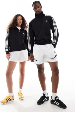 adidas Adicolour unisex track jacket with funnel neck in