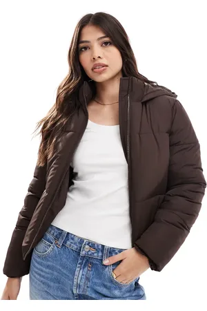 New Look Cropped puffer coat in