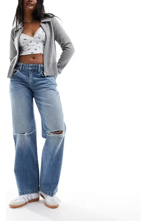 Cotton On Cotton On low rise straight leg jeans in storm denim