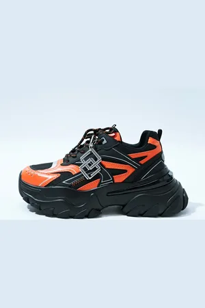 ASOS Chunky trainers with black and panelling