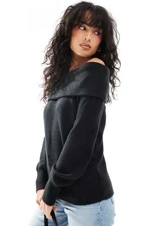 Threadbare Off shoulder jumper in
