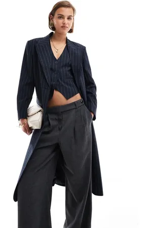 ASOS Duster blazer in stripe