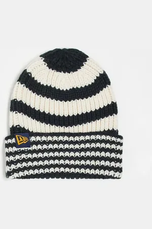 New Era Stripe knit beanie in