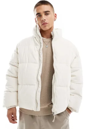 Bershka Cord puffer jacket