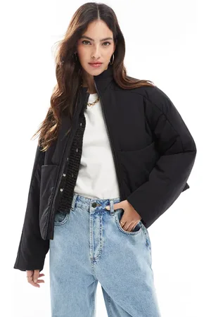 ASOS Funnel oversized neck puffer jacket in