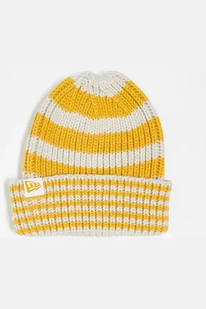New Era Stripe knit beanie in