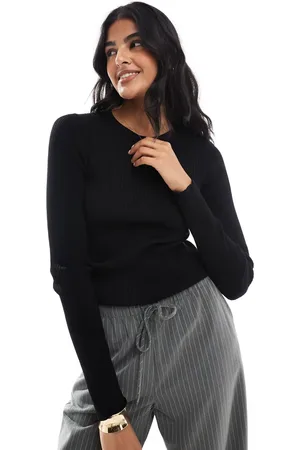 JJXX Ribbed crew neck jumper in