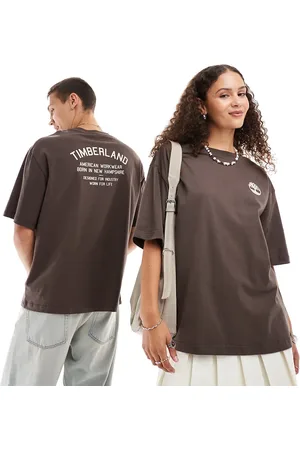 Timberland Oversized workwear logo t-shirt in - Exclusive to Asos