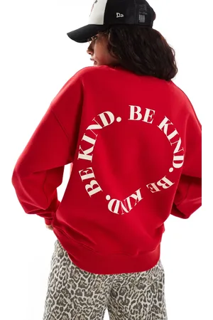 Bailey Rose Relaxed sweatshirt in be kind graphic
