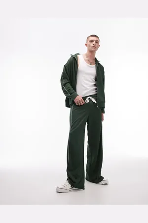 Topman Baggy leg jogger co-ord with double side piping in sporty