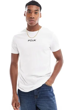 French Connection French Connection crew neck t-shirt with FCUK chest logo in
