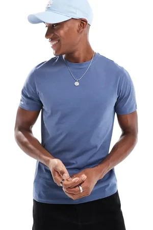 New Look Crew neck t-shirt in vintage indigo