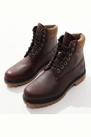 Timberland 6 inch waterproof boot in burgundy