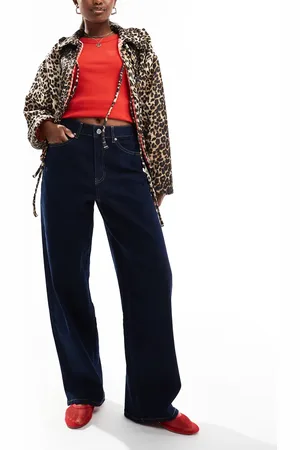 Miss Selfridge Denim baggy jean in indigo