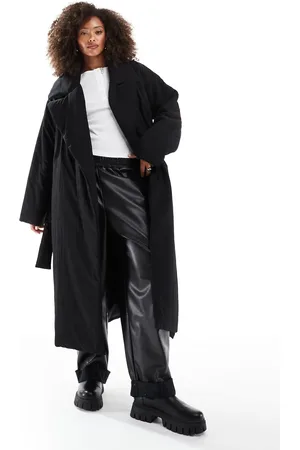 ASOS Clean longline puffer coat in