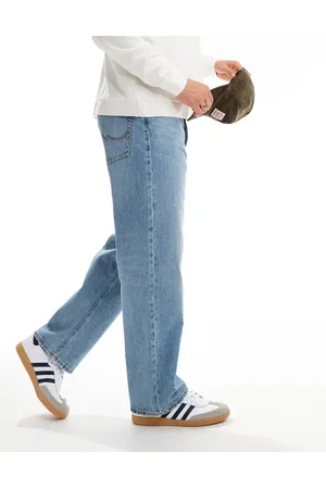 JACK & JONES Alex baggy jean in mid vintage wash