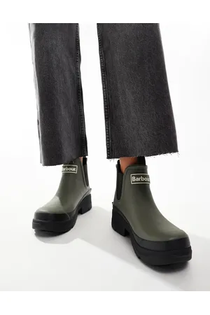 Barbour Nimbus chelsea welly in olive/black