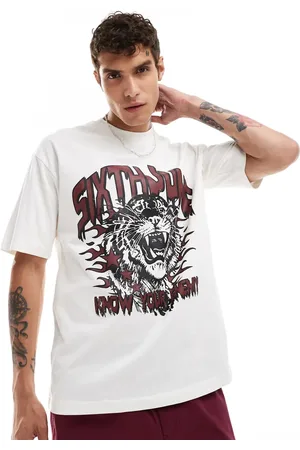 Sixth June Vintage tiger print t-shirt in