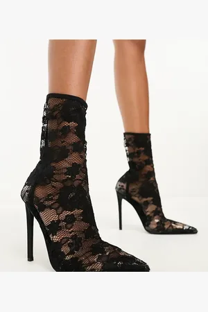 Simmi London Simmi London Wide Fit Sade Lance Ankle Boot in