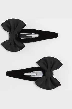 True Decadence Pack of 2 bow hair clips in