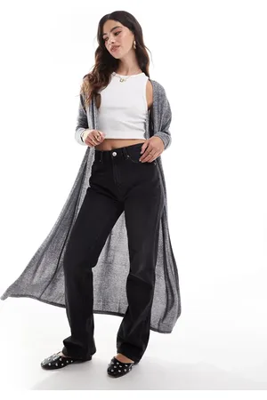 VERO MODA Soft throw on longline cardigan in medium melange