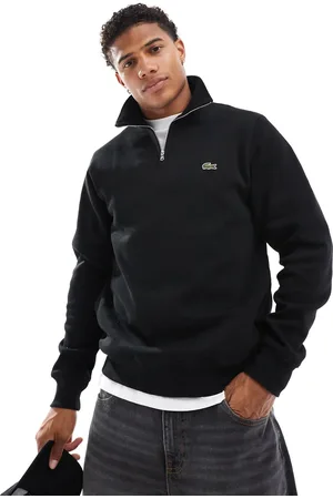 Lacoste Essentials 1/4 zip sweatshirt in