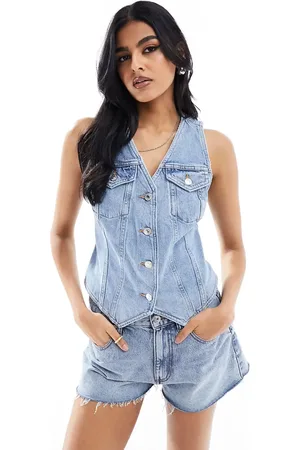 New Look Denim waistcoat in
