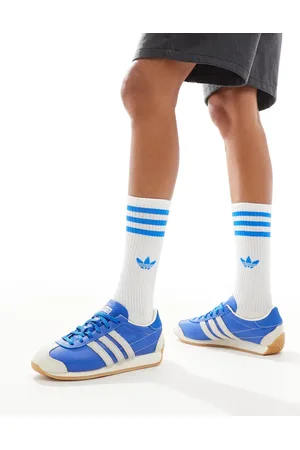 adidas Country OG trainers in blue and white