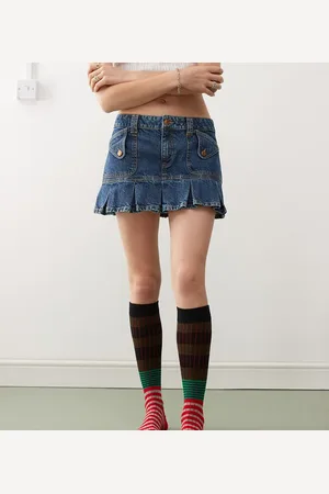 Reclaimed Knee length stripey sport socks