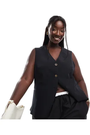 New Look New Look Curve longline waistcoat in