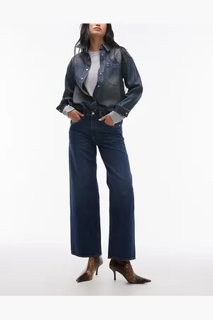 ARKET Cloud low rise baggy wide leg jeans in rinse wash